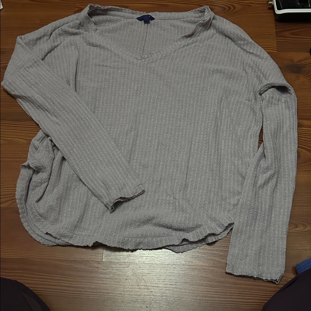 Aeropostale Light purple Ribbed Knit Top